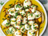 10 Minute Marinated Mini Mozzarella Balls
