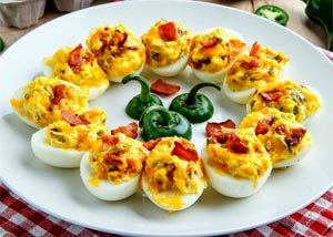 Jalape�o Popper Deviled Eggs