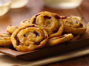 Turkey Cranberry Pinwheels