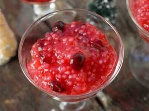 Cranberry Tapioca