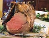 Standing Rib Roast with Two Mushroom Pan Gravy