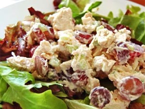 Chicken Salad with Grapes and Walnuts