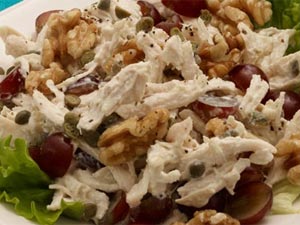 Chicken Salad with Grapes and Walnuts