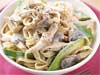 Chicken, Mushroom and Avocado Fettuccine