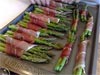 Asparagus wrapped in Prosciutto