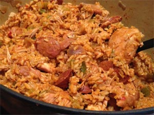 Beef & Andouille Sausage Jambalaya