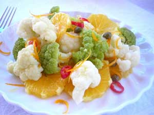 Spicy Cauliflower & Citrus Salad