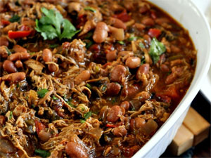 Rice & Bean Stew with chicken