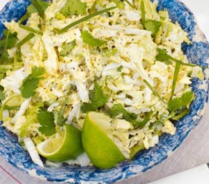 Cabbage and Cilantro Slaw