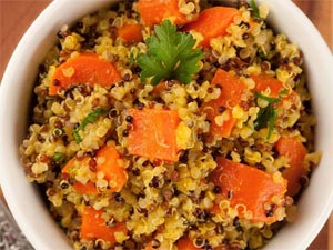 Orange-Spiced Carrots and Quinoa