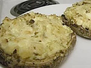 Artichoke Stuffed Mushrooms